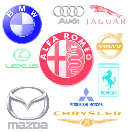 Логотипы всех автомобильных фирм